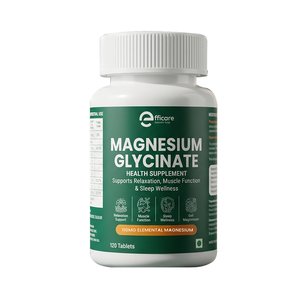 Efficare Magnesium Glycinate 500mg – 120 Tablets